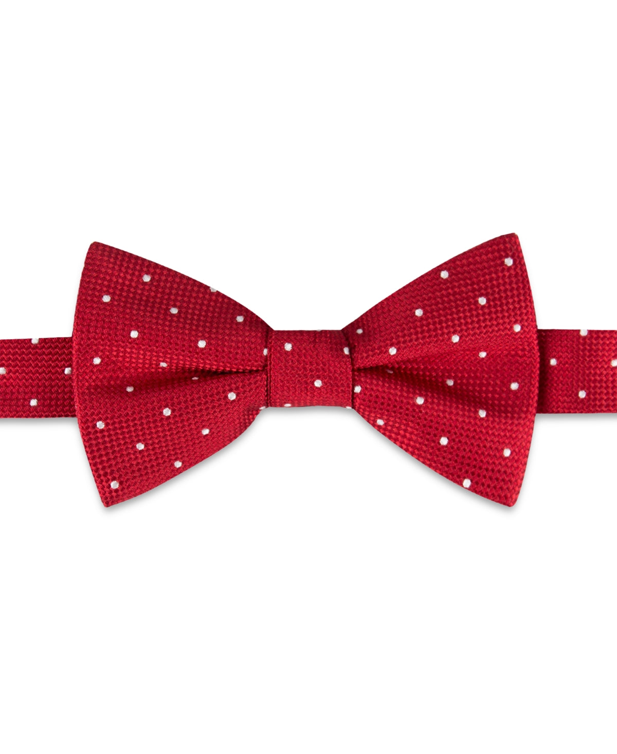 Tommy Hilfiger Men's Metcalf Dot Bow Tie Red Necktie