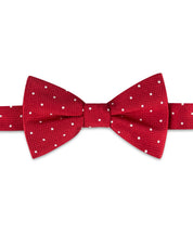 Tommy Hilfiger Men's Metcalf Dot Bow Tie Red Necktie