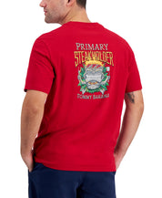 Tommy Bahama Mens Primary Steakholder Short Sleeve T Shirt Jester Red Medium