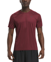 Reebok Mens Regular fit Short Sleeve T-Shirt Shirt Large Red Moisture Wicking