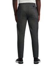 KARL LAGERFELD PARIS Mens Textured Track Pants Grey Black 2XL