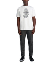 Karl Lagerfeld Paris Mens Textured Track Pants Sweatpants Grey Black Large