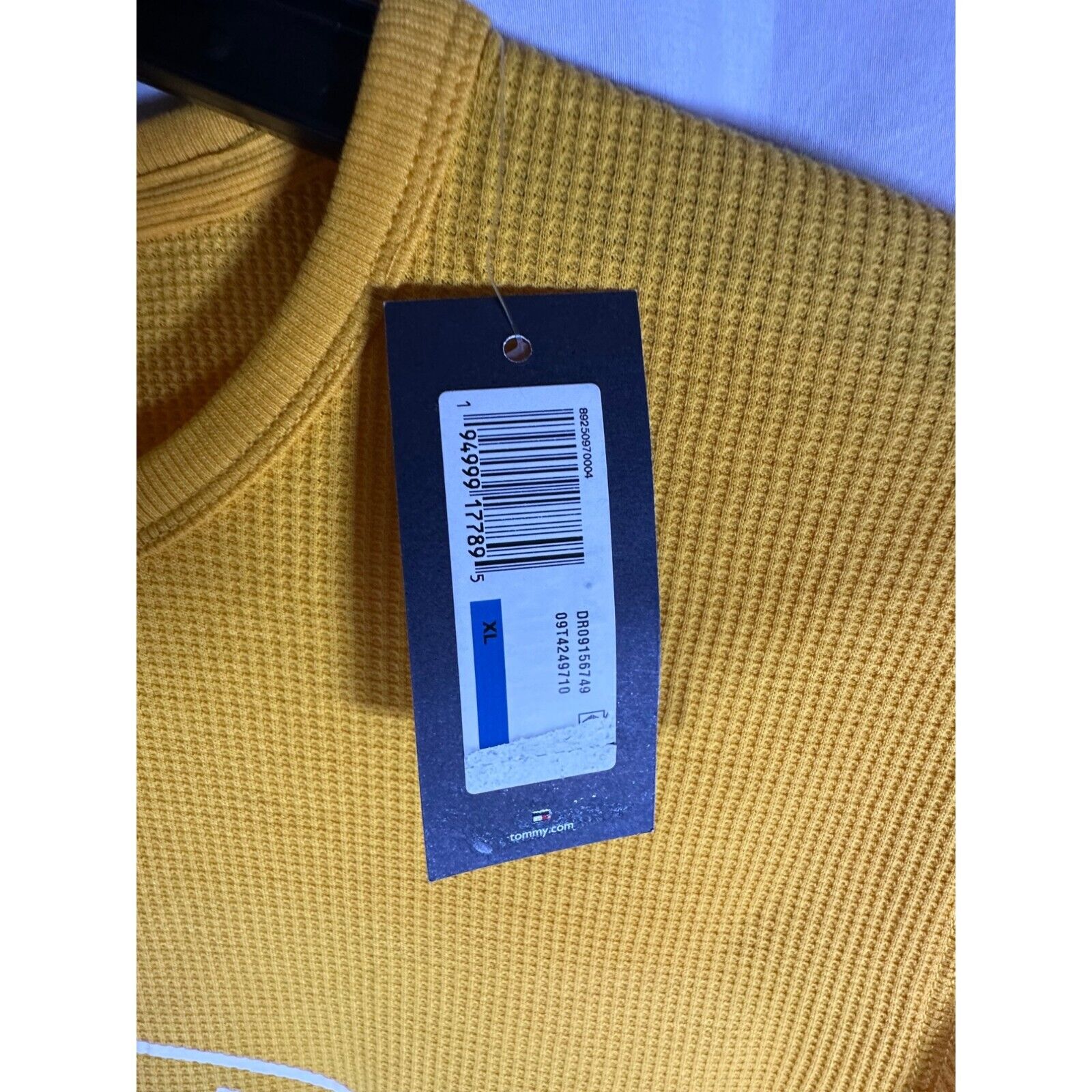 Tommy Hilfiger Mens Thermal Waffleknit Logo Honey Tommy Hilfiger XL