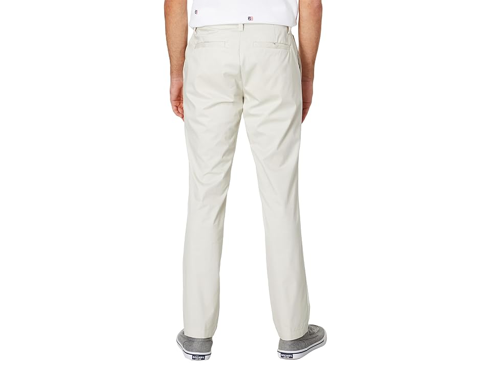 Nautica Mens Slim Fit Navtech  Stone Pants White 34 x 32