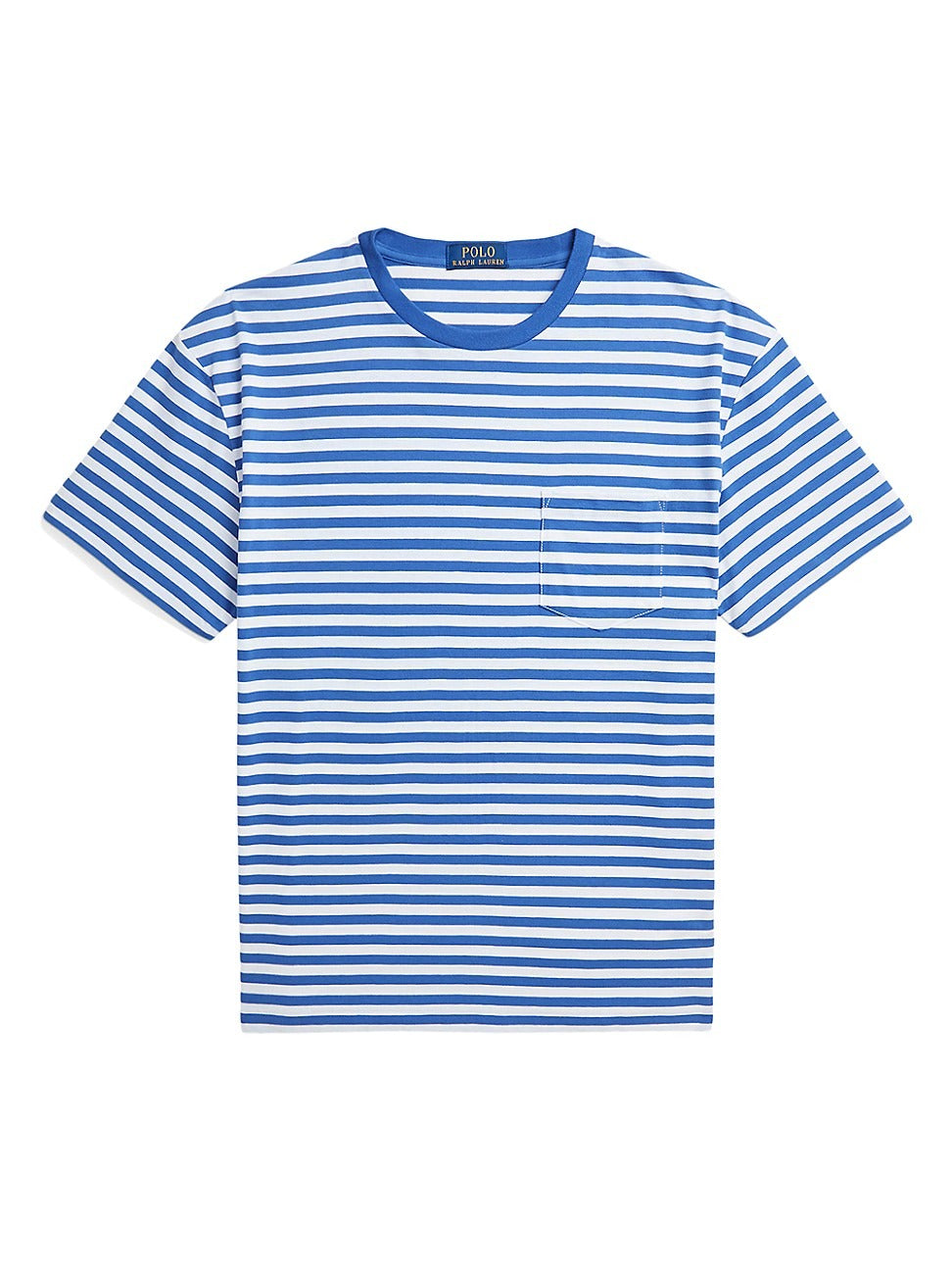 Polo Ralph Lauren Men's Classic Fit Striped Jersey T Shirt Large Blue White