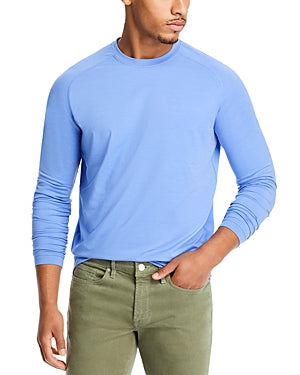 Peter Millar Mens Crown Sport Cradle Performance Crewneck Sweater Blue Small