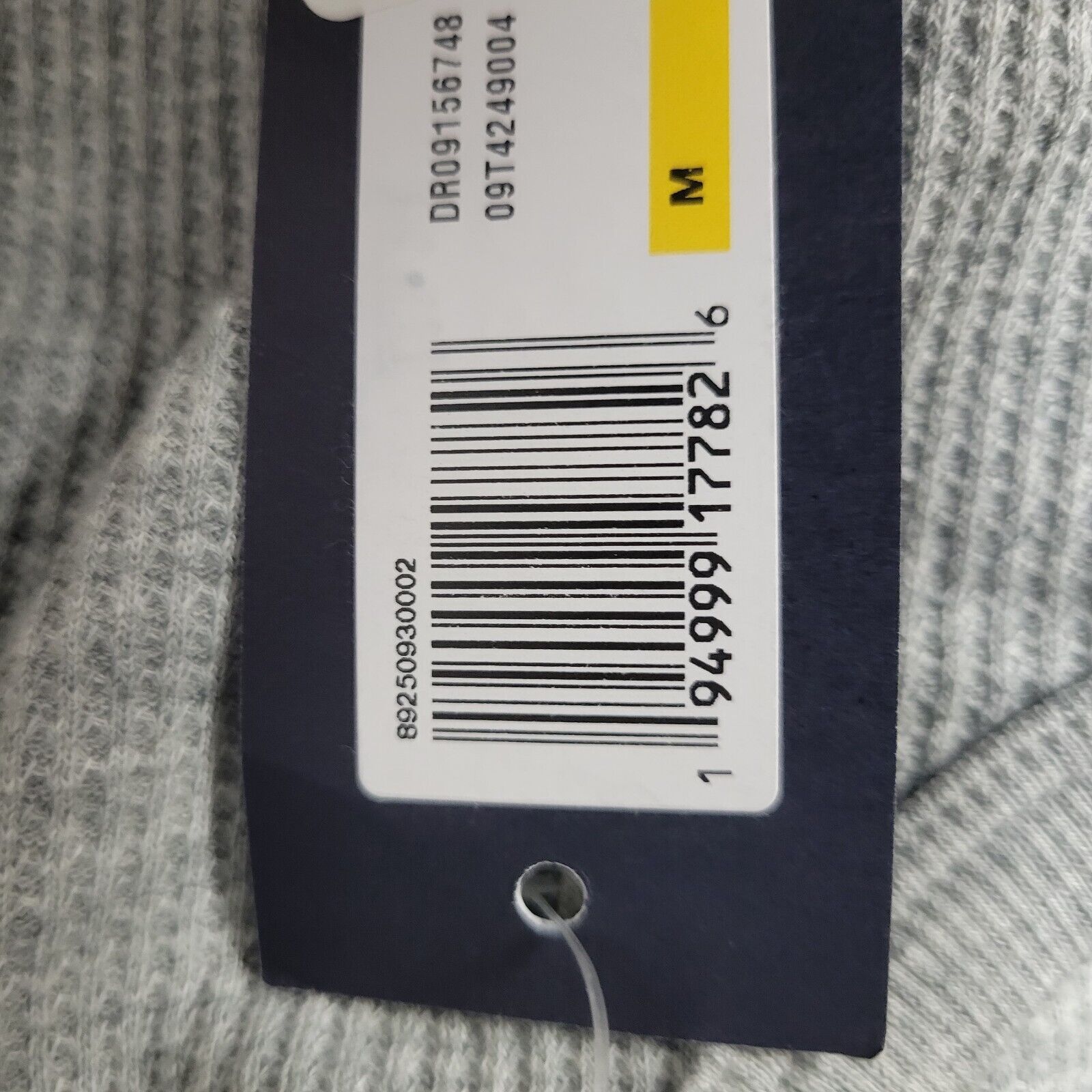 Tommy Hilfiger Men's Thermal Shirt Size Medium Black