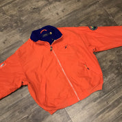 Polo Ralph Lauren Men's College Orange Sportsmen Graphic Fleece Full Zip Jacket Orange Medium