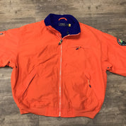 Polo Ralph Lauren Men's College Orange Sportsmen Graphic Fleece Full Zip Jacket Orange Medium