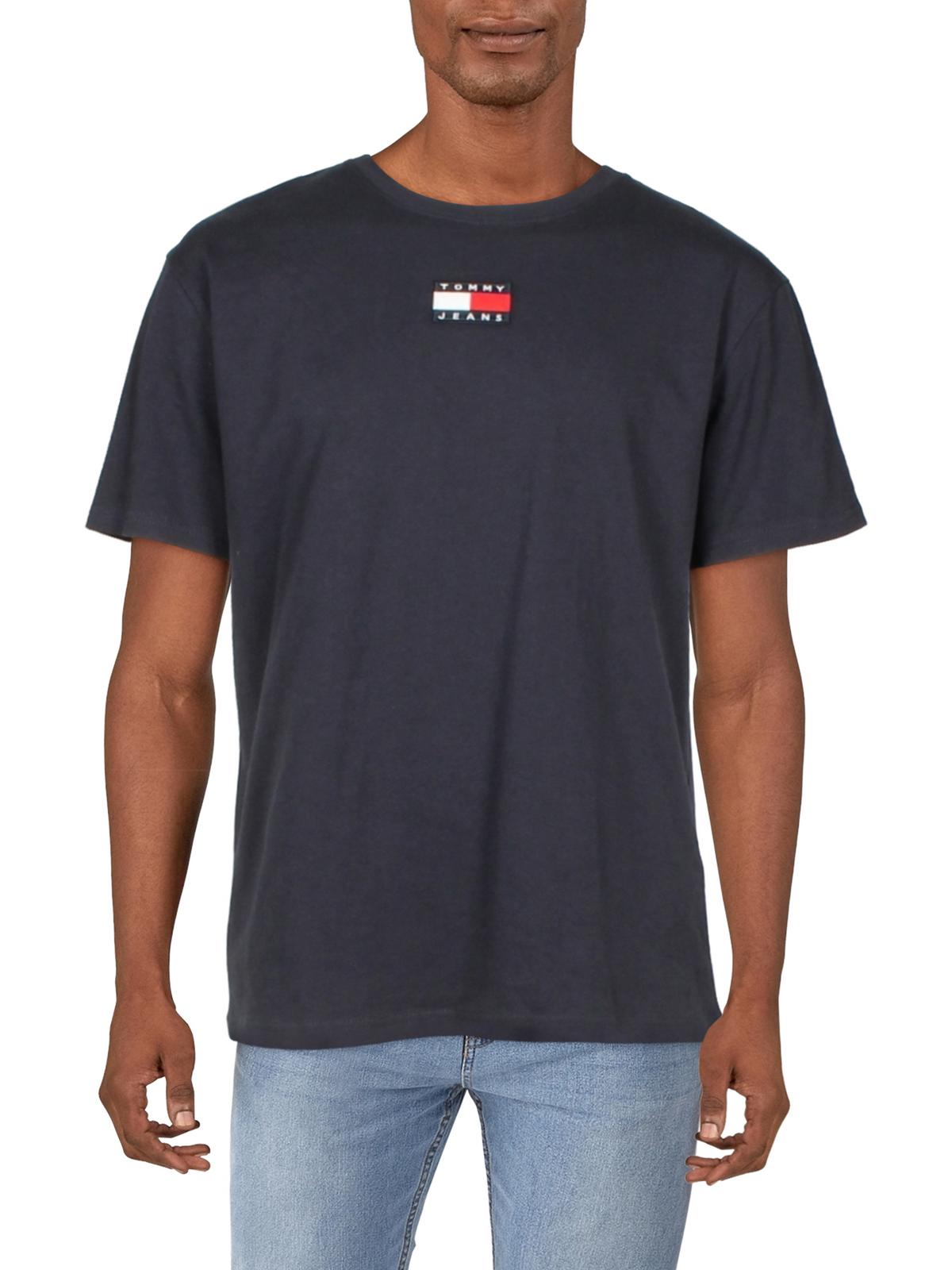 Tommy Jeans Mens Logo T shirt Blue 2XL