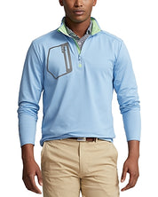 Polo Ralph Lauren Mens Jersey Quarter Zip Mock Neck Golf Sweatshirt Large
