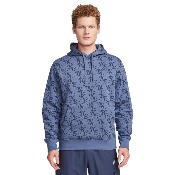 Nike Mens Regular fit Hoodie Sweatshirt Small Blue