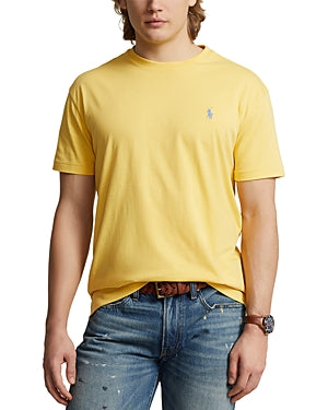 Polo Ralph Lauren Men's Classic Fit Crewneck Short Sleeve T Shirt Yellow Large