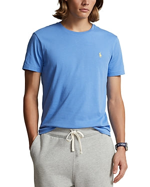 Polo Ralph Lauren Men's Classic Fit Jersey Crewneck T Shirt Summer Blue 2XL