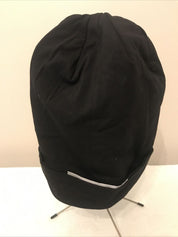 Alfani Mens Solid Black Grey Beanie Hat ONE SIZE