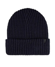 Alfani Mens Solid Black Grey Beanie Hat ONE SIZE