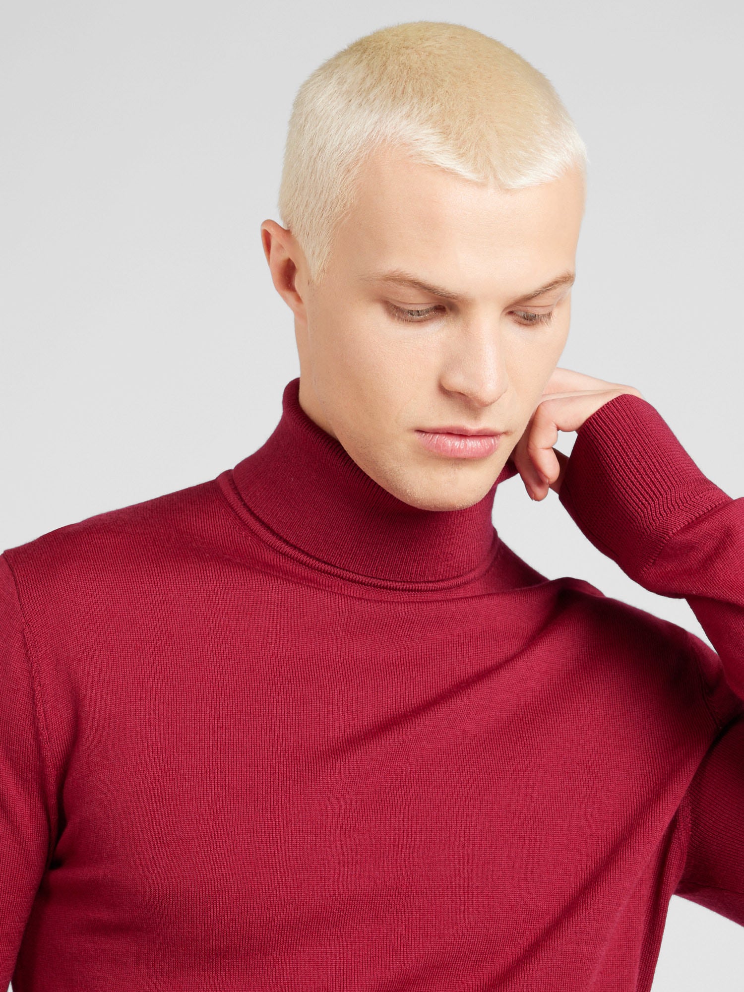 Scotch And Soda Men's Turtleneck Sweater Red XXL
