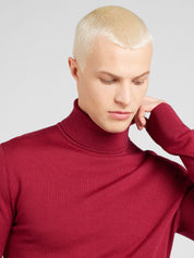 Scotch And Soda Men's Turtleneck Sweater Red XXL