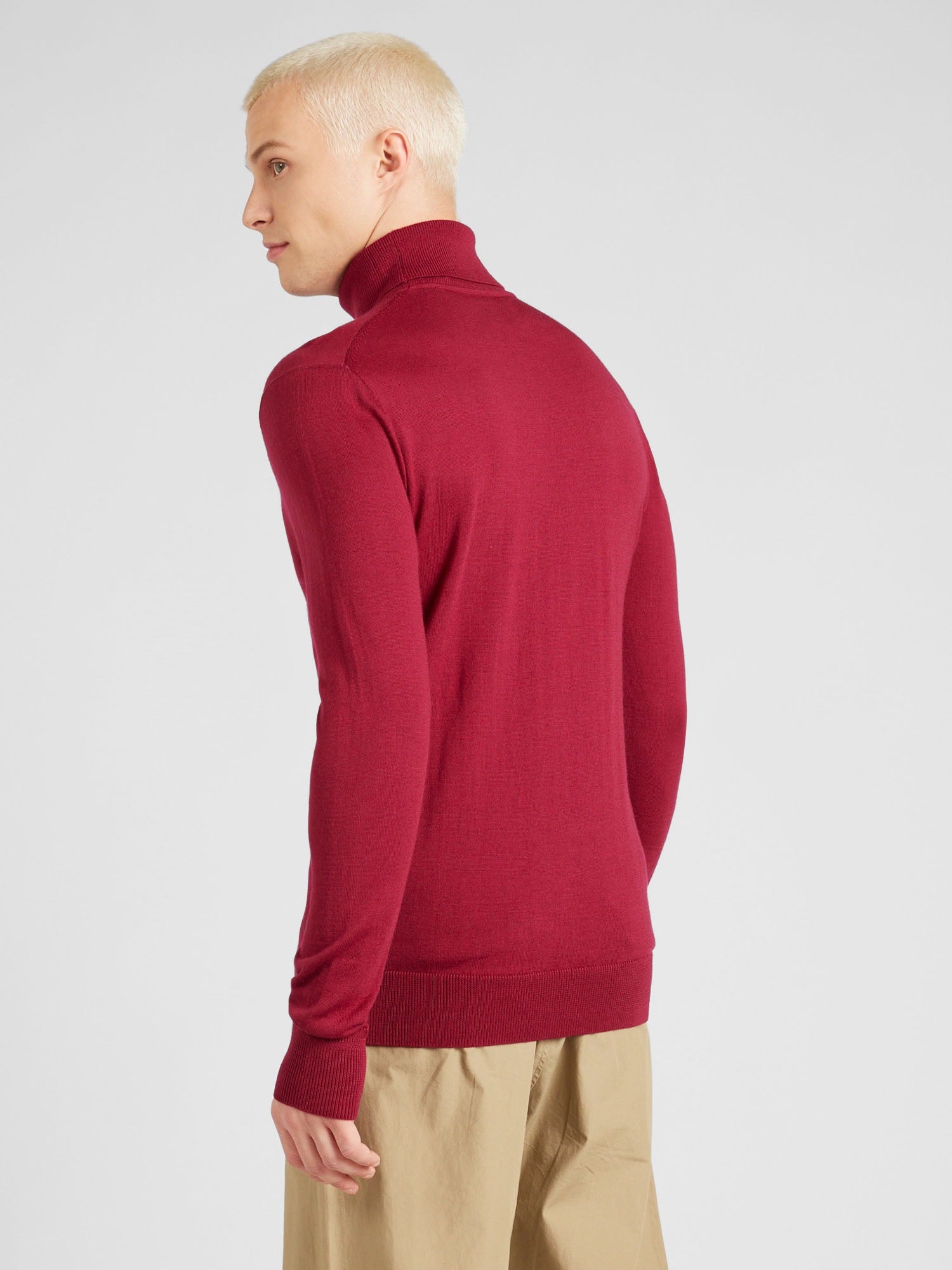 Scotch And Soda Men's Turtleneck Sweater Red XXL