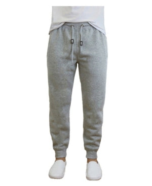 Galaxy By Harvic Mens Slim Fit Jogger Pants Heather Grey Large
