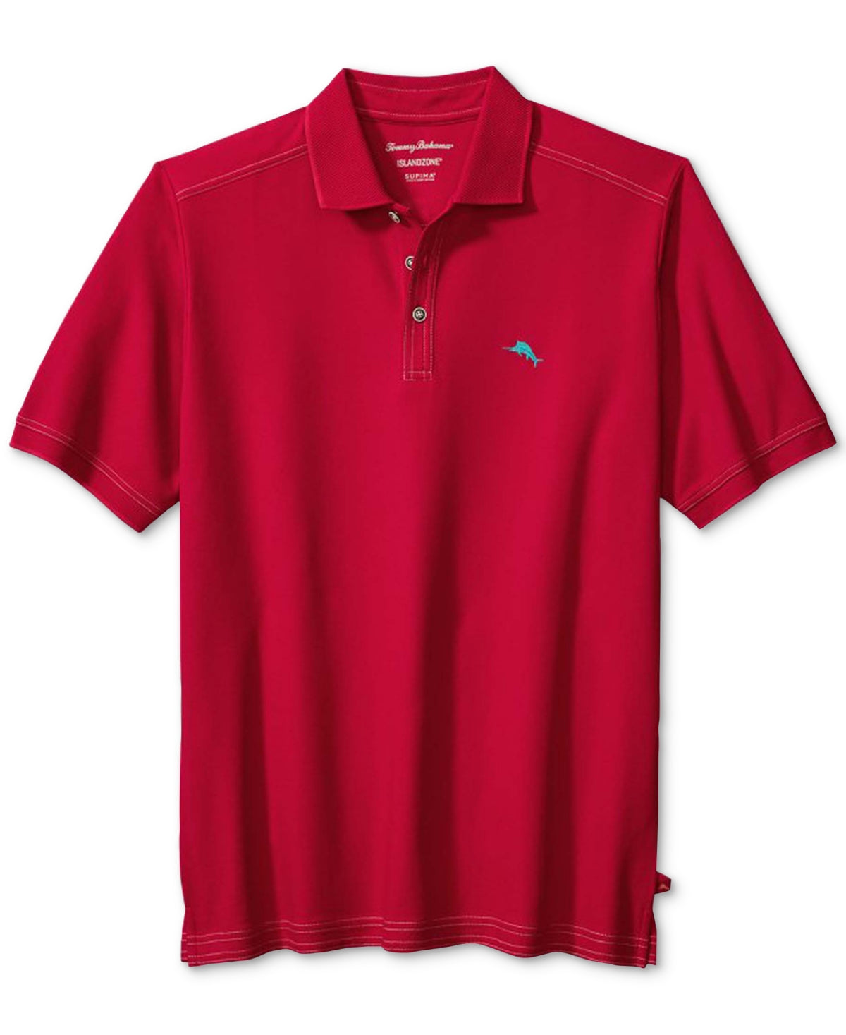 Tommy Bahama Mens Emfielder 2.0 Polo Shirt Jester Red XL