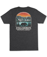 Columbia Men Regular fit Short Sleeve T-Shirt Shirt Medium Grey Solid
