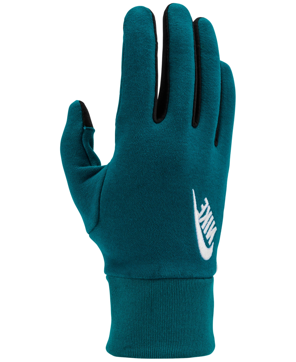 Nike Mens Club Fleece 2.0 Embroidered Logo Tech Gloves Geode Teal Medium
