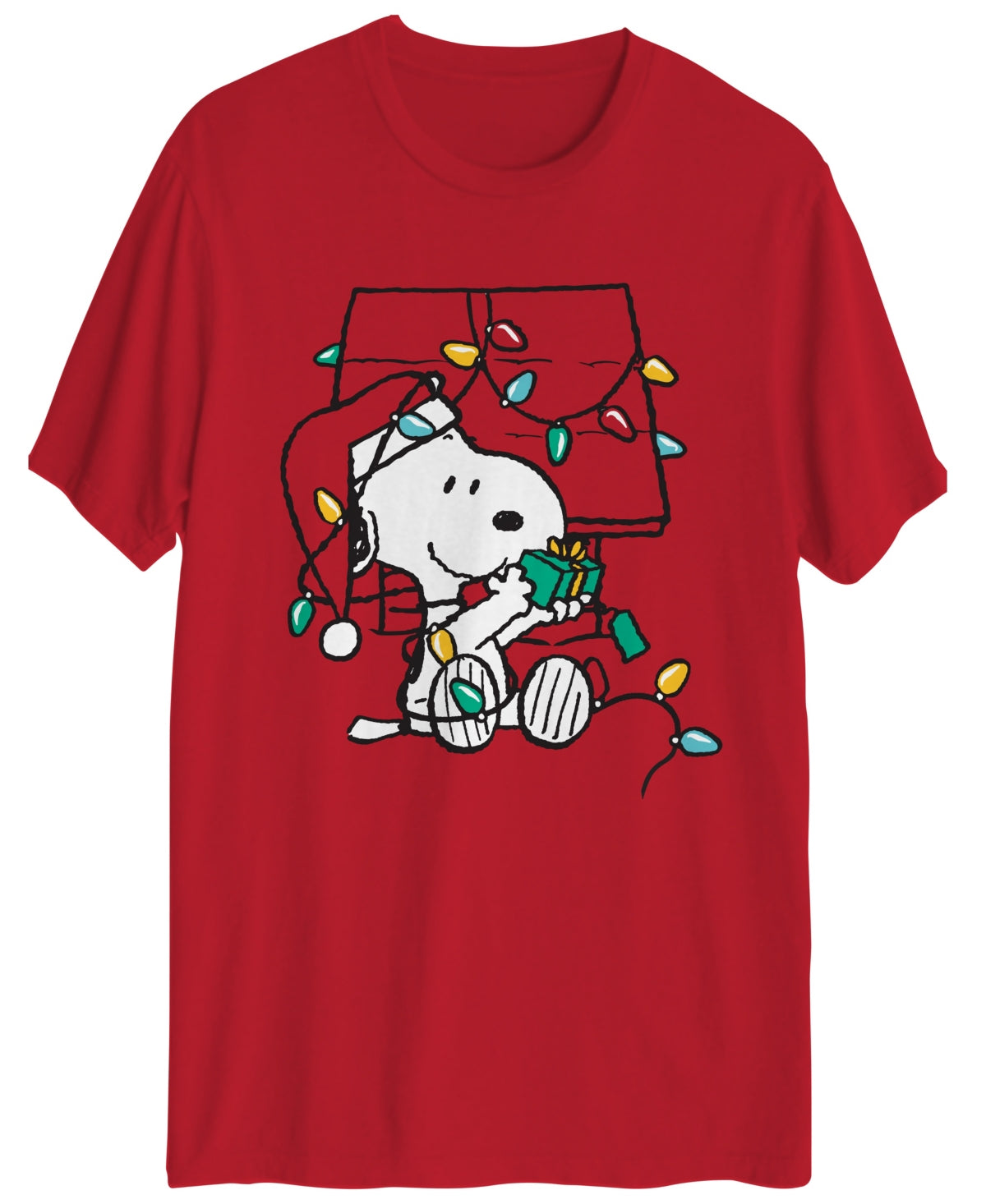 Hybrid Men's Snoopy Hybrid Short Sleeve Graphic T Shirt Red XXL