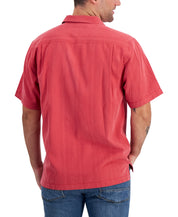 Tommy Bahama Mens Coconut Point Button Down Shirt Havana Red Large