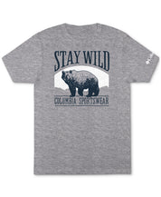 Columbia Men Regular fit Short Sleeve Graphic T-Shirt Shirt Large Grey Solid