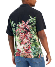 Tommy Bahama Midnight Haven Button-Front Sh Black 3XL