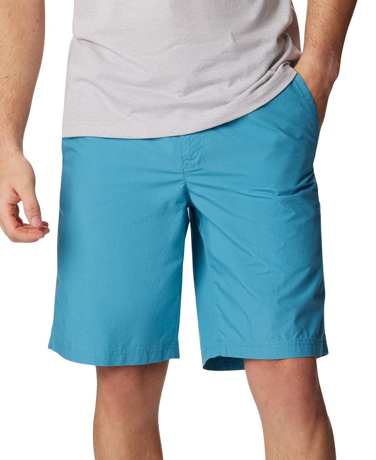 Columbia Mens Cotton Chino Shorts Shasta Blue 30 x 9