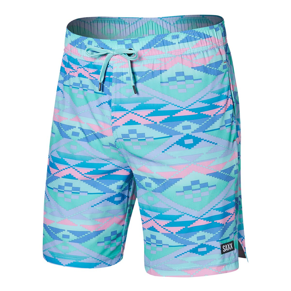 Saxx Mens Regular fit Swim Trunks Swimwear Small / 7 Purple