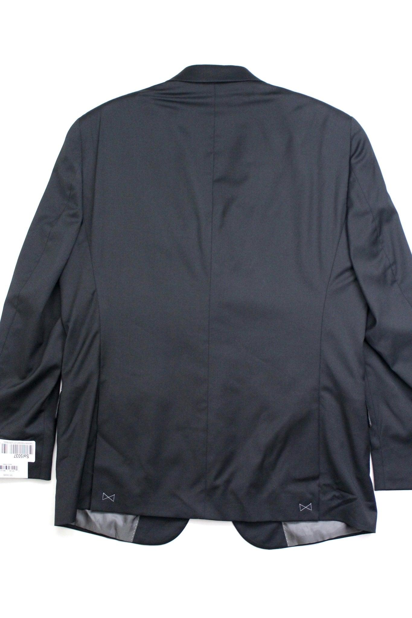 Hart Schaffner Marx Mens Classic fit Wool Suit Jacket Blazer 44 R Black Solid