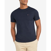 Tommy Hilfiger Men Regular fit Short Sleeve T-Shirt Shirt 4XLT Blue Solid