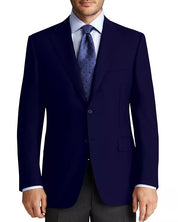 Canali Canali Siena Solid Classic Fit Sport Coat Blazer 48R Navy Blue