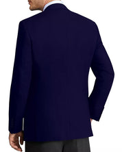 Canali Canali Siena Solid Classic Fit Sport Coat Blazer 48R Navy Blue