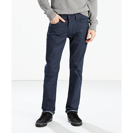Levis 511 Mens Slim Fit Jeans Black Indigo 36 x 32