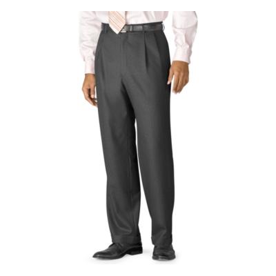 Lauren Ralph Lauren Mens Double Pleated Dress Pants Charcoal Grey 36 x 30