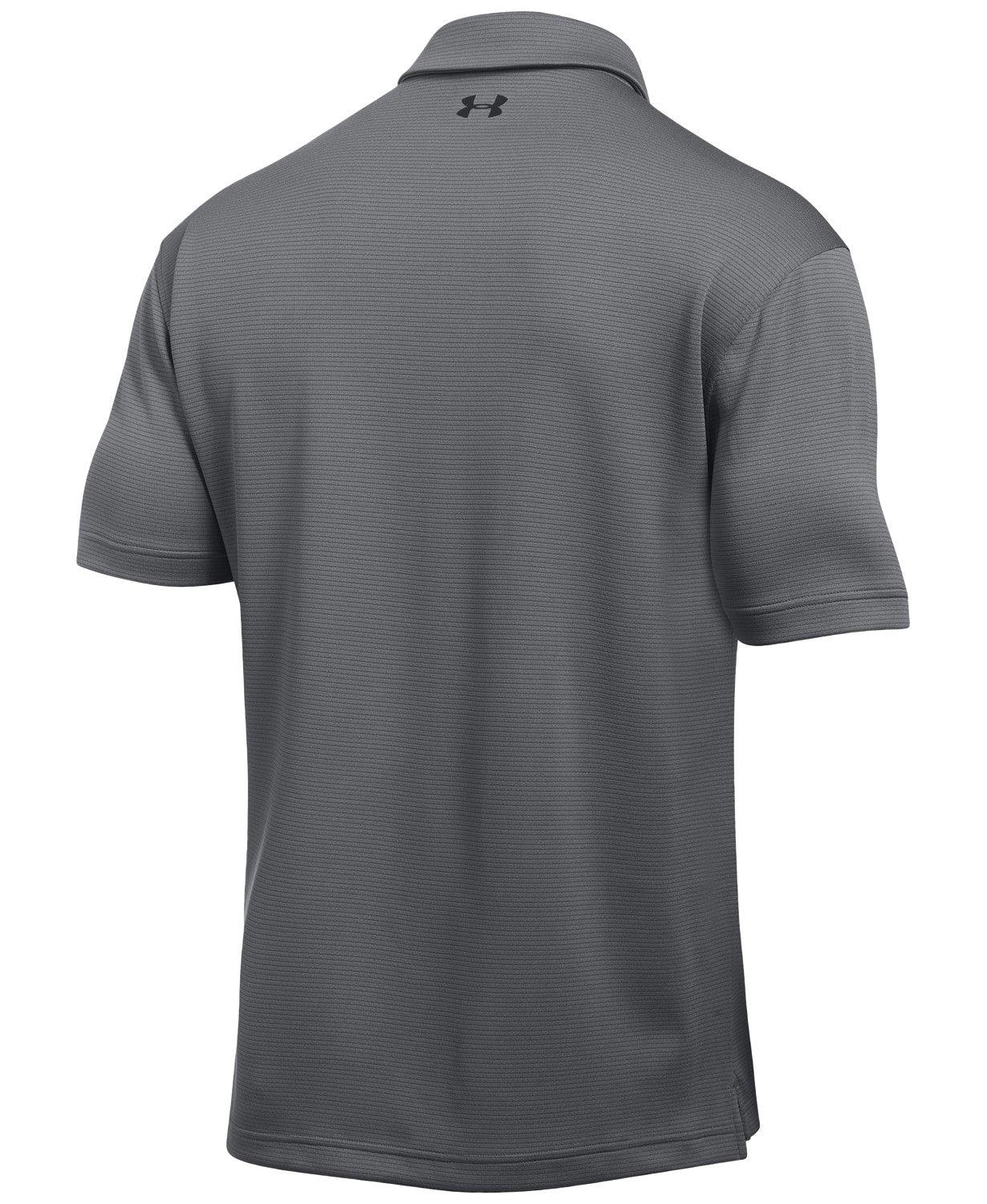 Under Armour Men Regular fit Short Sleeve Polo Shirt Large Grey Solid