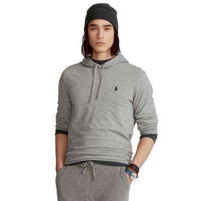 Polo Ralph Lauren Mens Jersey T-Shirt Large Hoodie Heather Grey