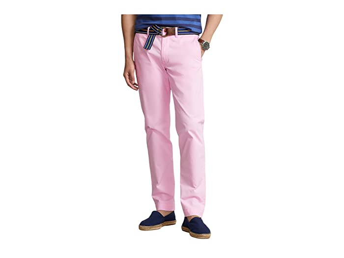 Polo Ralph Lauren Mens Stretch Straight Fit Chino Pants Carmel Pink 38 x 32