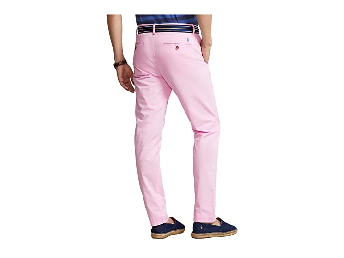 Polo Ralph Lauren Mens Stretch Straight Fit Chino Pants Carmel Pink 38 x 32