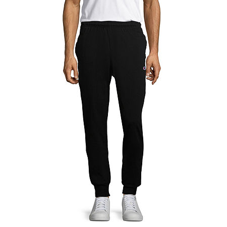 Champion Mens Regular fit Joggers Pants XL Black Solid