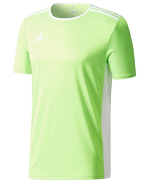 Adidas Mens Entrada ClimaLite Soccer Shirt Solar Green White XL