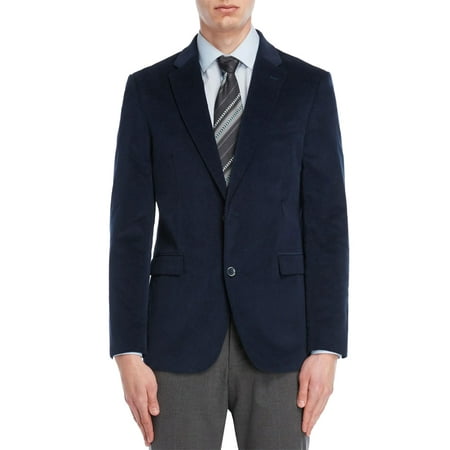Tommy Hilfiger Men's Regular Fit Corduroy Blazer Cobalt Blue 42S Sport Coat