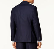 Kenneth Cole Reaction Mens Slim fit Suit Jacket Blazer 38 S Blue Solid