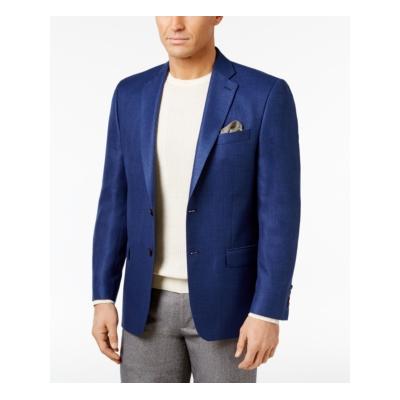 Lauren Ralph Lauren Mens Classic fit Sport Coat Blazer 42 L Blue Solid