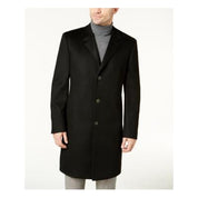 Lauren Ralph Lauren Leonard Mens Classic Fit Cashmere Overcoat Coat Black 44L