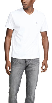 Polo Ralph Lauren Mens Classic fit Short Sleeve T-Shirt Shirt Large White Solid